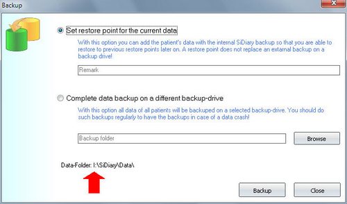 SiDiary on USB-Stick